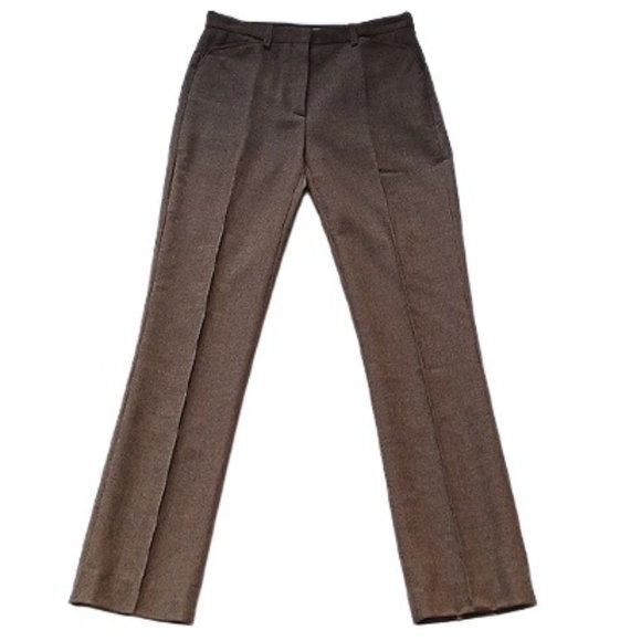 Hugo Boss Brown Wool Tweed Trouser- Sz. 2 - Picture 1 of 14